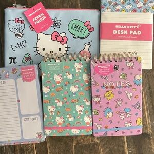 Hello Kitty Pink and Blue Stationery Collection